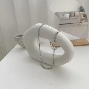 [옷자락]남자 여자 데일리 베이직 체인 써지컬스틸 목걸이