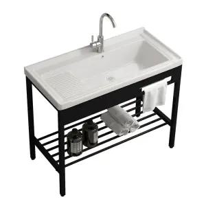 다용도실 간이싱크대 개수대 세면기 보조 애벌빨래 사무실 미니 세척대 간이세면대