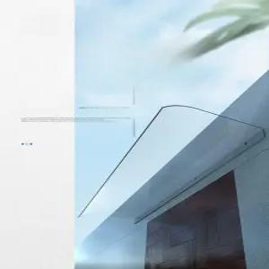 방수 캐노피 투명 어닝 상가 발코니 창고 비가림 햇빛차단 야외 테라스 차양막