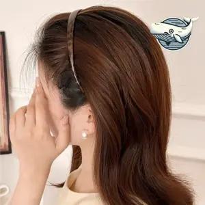 트렌디 호피 헤어밴드 여성용 슬릭 헤어띠 남자헤어밴드 남자머리띠 얇은머리띠