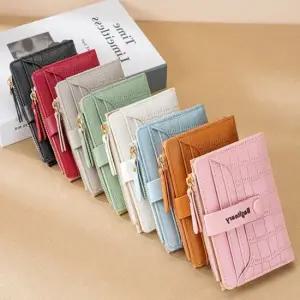 여자 악어가죽 패턴 메탈 스냅 버튼 반지갑 동전지갑 지갑형케이스 미니토트백