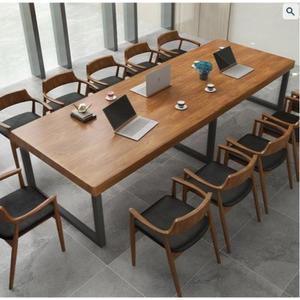 8인용식탁 10인용식탁 회의테이블 수입 카페 롱테이블 대형 순원목