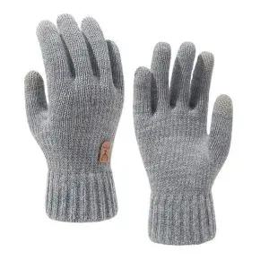 [하프클럽/]터치 핸들니트 방한 장갑 스마트폰