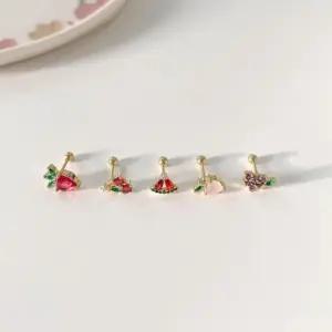 [옷자락]여자 지르콘 써지컬스틸 귓바퀴 트라거스 미니 피어싱