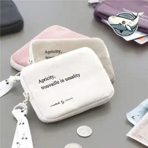 다용도 소품 정리 미니 파우치 동전 수납 카드 이너백 투명파우치 보조리파우치