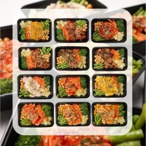 윤식단 양많은 직장인 냉동 도시락 단백질 단백밥 올인원 10종 12팩 세트