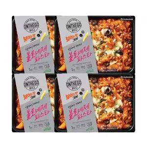 아워홈 온더고 라구 볼로네제 파스타 with 페퍼 300g, 4개