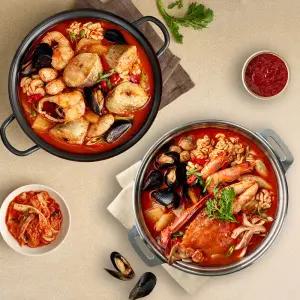 자연별곡 깊고 진한 해물탕2인 + 듬뿍 담은 동태탕 2인 냉동 알탕 알곤이 캠핑 집들이