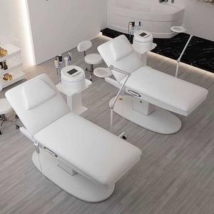 미용 전동베드 반영구 우드 기본포장 라텍스 전동 모터