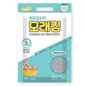 뽀로로N펫 모래킹 베이비파우다향 천연 벤토나이트