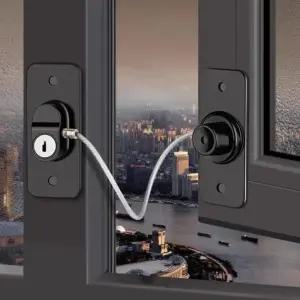 문 열림 방지 다용도 무타공 현관문 열쇠 잠금 창문