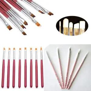 네일아트 브러쉬 세트 모음3 플라워 핑크네일 붓