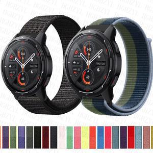 Xiaomi Mi Watch S4 S3 S2 S1 액티브 컬러 스포츠 벨트 팔찌 Amazfit GTR 4 3 Pro 손목 밴드 스트랩 교체 용 나일론 루프