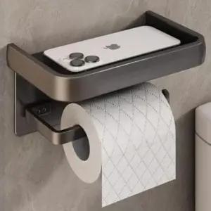 코어스 선반형 휴지걸이 접착식 무타공