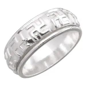 스꼬띠나 합격행운 불교 실버 은반지(국내제조)