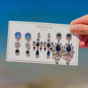 트윙클 3종 은침 클래식 블루 세트 귀찌세트 귀걸이세