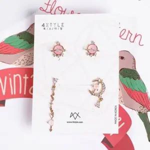 악세사리 주얼리 달귀걸이 행성귀걸이 폭스타일 쥬얼