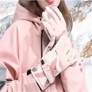 [알티피아]스마트폰 터치 눈꽃 스키장갑 겨울 방한장갑 방수장갑 방한장갑