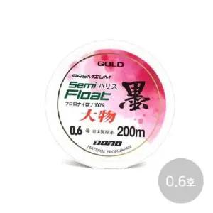 도도   하리스 200m 목줄 0.6호 세미플로트 나일론