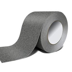 그립 테이프, 4인치 x 35피트 두께의 고강도 미끄럼 방지 계단 방수용 테이프 롤, 실외 실내 계단용 스케이트보드 경사로 트랙션 트레드-그레이