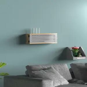 벽걸이 선정리 공유기 거치대 TV 정리함