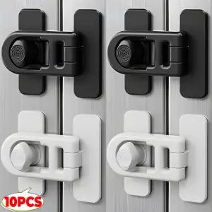 냉장고 도어용 10/1x 냉동고 잠금 장치 안전 래치 개방 방지 가정용 다기능 캐비닛 버클