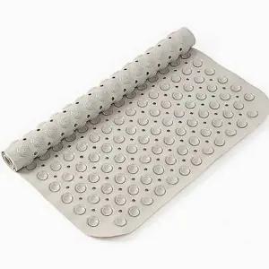 욕실매트 타일흡착 밀키베이지 57x88cm 화장실 발판 욕실 매트