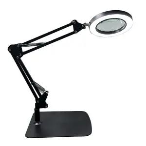 LED 조명 확대경 돋보기 독서 스탠드형 정밀 클램프 탁상용