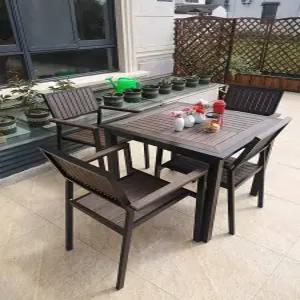 6인용 야외테이블 세트 옥상 마당 의자 야외용 코스트코