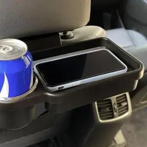 식탁 뒷자석 컵홀더 테이블 차량용 접이식 트레이