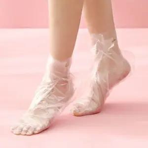 일회용 비닐 풋커버 비닐양말 각질케어 발관리 100매