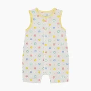 해피랜드 HC09 유아 여름 헬로디디 인견 민소 우주복  H1310601