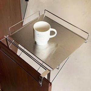 주방 보조 테이블 선반 실버 접이식 홈바 미니 조리대 캠핑카 카라반