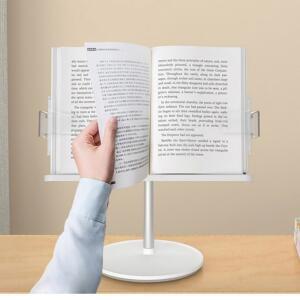 각도조절 넓이조절 길이조절 북스탠드 양손필기 거치대 클립형 태블릿