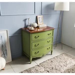 미국 빈티지풍 3단 화장대겸 콘솔 서랍장(87cm) 가구 소품 서랍정리함 서재