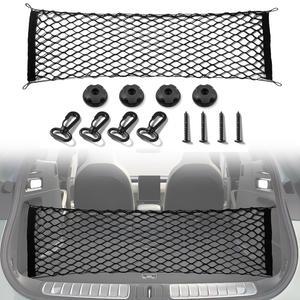 Amiss 카고 네트 스트레처블. SUV, 자동차 및 트럭, 외장 액세서리(43.3x15.8인치)를 위한 후크가 있는 조절 가능한 탄성 트렁크 수납