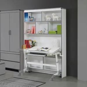 키큰 화이트 그레이 어린이 1200 책장 베이비 아기 아동용 아동 거실 오픈