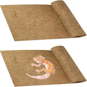 핀브비 2개 파충류 카펫 코코넛 섬유 매트 도마뱀 테라리움 기질 라이너 탱크 바닥재 수염 용 액세서리 뱀