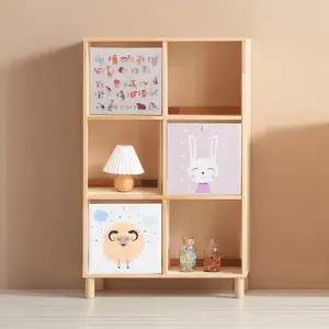 미니멀 심플 원목 2x3 미니 책장 아이방용 아동 키즈 키즈룸 낮은 베이비
