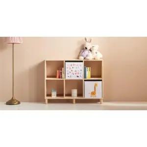 아이방 인테리어 북유럽 원목 3x2 선반 책장 아동용 베이비 아이들 책꽂이