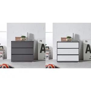 모던한 안방 옷 집기수납용 3단 서랍장(3컬러) 자취방 아이방 속깊은 양말