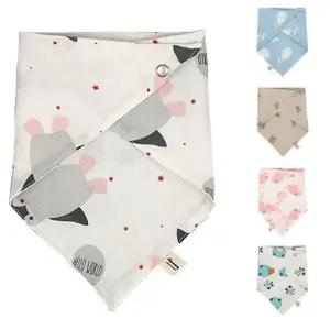 국내산 순면 이중거즈 스카프빕 턱받이 유아동