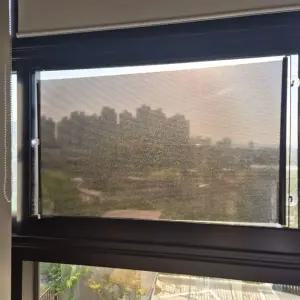 롤업 햇빛차단 무타공 블라인드 커튼 부착 68x125