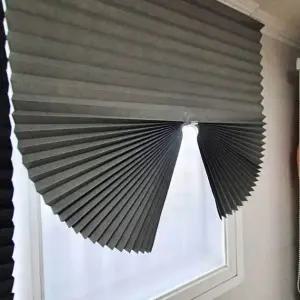 셀프 부직포 암막블라인드 그레이 햇빛 창문