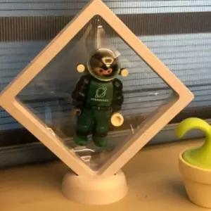 필름악세사리케이스 메달 피규어 액자보관함 흰색 7X7