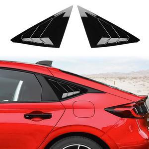 11세대 시빅 해치백용 CKE, 혼다 2026202020202020202020202020202020202020202020202020202020202020202020202020202022 액세서리 스포츠카 외부 리어 사이드 윈도우 루버스 에어 벤트 스쿱 그늘막 커버 블라인드