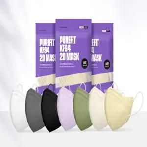 KF94마스크 2D 자외선차단 컬러마스크 대형 100매