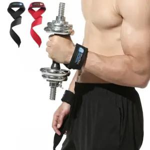 2컬러 스포츠 헬스용품 바벨 아령 스트랩 보조장비