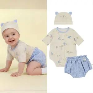 에뜨와 ETTOI 블루에띠블루머바디수트SET07T317941/출산,신생아 백일선물,여름 바디수트 492462