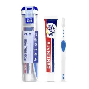 케이스 크리오 양치 치약 휴대용 세트 칫솔 선물용 여행용